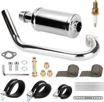 Hiaors Upgrade Exhaust Pipe Silencer Kit For Predator 212cc 196cc Silver. Fixed Price $55.99.