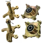 4 Stud Front Wheel Hub Steering Knuckle Spindle Brake Caliper -for Go Kart Quad. Fixed Price $92.03.