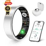 Prxxhri Smart Health Ring, Featuring Stress And Sleep Monitoring 9, Silver. Fixed Price $113.98.