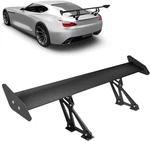 43.3" Gt Wing Spoiler Aluminum Adjustable Single Rear Wing, Universal Car, Black. Fixed Price $70.68.