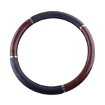 Wood Grain Leather Steering Wheel Cover Protector For Auto Car Grip Accessories. Fixed Price $42.21.