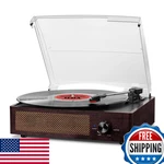 Cotsoco Vinyl Record Player Turntable Built-in Bluetooth Receiver 2 Stereo. Fixed Price $98.26.