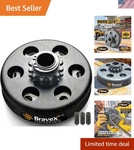 High-performance Centrifugal Clutch 3/4" Bore 12 Tooth For Mini Bike Enthusiasts. Fixed Price $44.99.