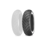 Shinko 777 Rear Whitewall Tire - 130/90b-16 Reinforced 87-4595. Fixed Price $151.26.