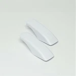 Choice 2 Pack Of Wb07k10043 For Ge Range Stove Oven Door Handle White End Cap. Fixed Price $28.73.