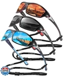 Faguma Sports Polarized Sunglasses For Men Cycling Driving Fishing Uv400 Prot. Fixed Price $27.99.