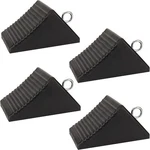 Afa Tooling - Heavy Duty Rubber Wheel Chocks W/eyebolt Tie Off Handles Rv W.... Fixed Price $71.36.