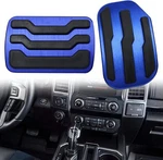Anti-slip No Drill Aluminum Brake Gas Pedal Pads Covers Accelerator Blue. Fixed Price $34.29.
