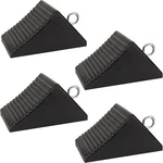 Afa Tooling - Heavy Duty Rubber Wheel Chocks W/eyebolt Tie Off Handles Rv Whee. Fixed Price $65.32.
