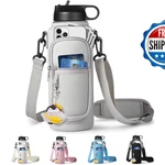 Rregeny Water Bottle Holder Strap For Hydroflask 32oz 40oz Carrier Sling Bag. Fixed Price $33.27.