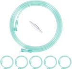 Ansnf 7ft Oxygen Tubing, Crush Resistant High Flow Green-7foot-5pack. Fixed Price $14.50.