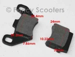 Baja Dune Dn150 Reaction Br150,br150s, Go Kart Disc Brake Pad Set. Fixed Price $7.95.