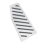 Hihaha 1 Pc Automatic/manual Footrest Pedals Cover 28.5x16x1.5cm, Silver Tone. Fixed Price $21.39.