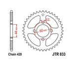 Jt Steel Rear Sprocket 428 49t Fits Yamaha Tt-r125 2000-2001. Fixed Price $28.94.
