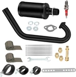 Fvrito 212cc Exhaust Muffler Kit For Predator 196cc 224cc 6.5hp Coleman Black. Fixed Price $60.60.
