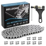 Belleone 420 Motorcycle Chain - Standard Roller 132 Link Links. Fixed Price $34.52.