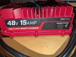 Form Charge 48v 15 Amp Golf Cart Smart Charger 48 Volt Battery Power Supply. Fixed Price $185.00.