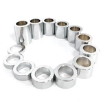 Lynlane 13 Pcs Cnc Billet Wheel Axle Spacer Kit I.d 1''-o.d 1-1/2'', Chrome. Fixed Price $48.61.