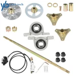 High-end Go Kart Rear Axle Kit Brake Master Cylinder Disc Rotor Hub Drift 740mm. Fixed Price $73.52.