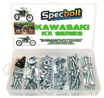 Specbolt Kawasaki Kx 120pc Bolt Kit Kx60 Kx65 Kx80 Kx85 Kx100 Kx125 Kx250 Kx500. Fixed Price $40.00.