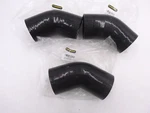 3 Pack 3" 45 Degree Angle Elbow Silicone Coupler Turbo Hose Piping Intake Black. Fixed Price $27.89.