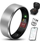 Milavan Ring 2.0 Smart Fitness Tracker Size 6 Silver, Men Women,light Waigh. Fixed Price $30.00.
