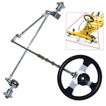 Front Axle Kit Steering Assembly Tie Rod Wheels Go Kart Drift Trike Silver. Fixed Price $101.25.