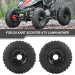 4.10-6 Go Kart Rear Wheel Tire+rim 2pcs For Atv Quad Buggy Lawn Mower Mini Bike. Fixed Price $75.99.