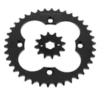 1999-2004 Honda 300ex Trx300ex 12 Tooth Front & 38 Rear Black Sprocket. Fixed Price $42.94.