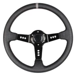 Spaorcco Gray Stripe Racing Steering Wheel Leather Wrapped 13.5" 350mm Drifting. Fixed Price $94.11.