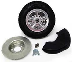 6" Vintage Mini Bike Azusa Rear Wheel Assembly 72t Drum Sprocket Stud Tire Kit. Fixed Price $126.13.