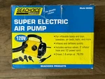 Seachoice Portable 120v Super Electric Air Pump W/ 10-ft. Power Cord, .78 Psi. Fixed Price $49.99.