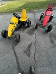 Two Berg Xl B.super Bfr Classic Kids Pedal Car Go Karts - Red & Yellow. Fixed Price $800.00.