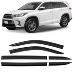 Clim Art Sun Rain Visors Wind Guards For 2014-2019 Toyota Highlander. Fixed Price $74.99.