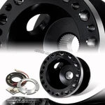 Black Aluminum 6-hole Steering Wheel Hub Adapter Kit For Toyota/supra/rav4/mr2. Fixed Price $27.88.