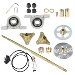 Go Kart Rear Axle Kit Brake Master Cylinder Disc Rotor Hub Atv Quad Drift Trike. Fixed Price $73.10.