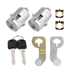 Hzel 1 Pair Car Driver And Passenger Door Lock Cylinder Set With 2 Keys, Oem#.... Fixed Price $19.57.