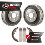 Rear Brake Drum Shoes Kit For 2002-2002 Jeep Liberty. Fixed Price $112.13.