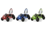 Mototec Mud Xl Kids Gas Powered 98cc Go Kart W/ Full Suspension Red Green Blue. Fixed Price $1149.00.