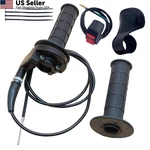 Auto-moto Handle Bar Throttle Grips Grip +throttle Cable + 50cc-125cc, Black. Fixed Price $18.66.