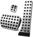 Gas Brake Pedal Cover Non Slip Drilled Aluminum C/e/s/glk/slk/cls/sl. Fixed Price $24.76.