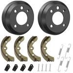 Clubrally Golf Cart Brake Drum/hub And Shoes Black-club Car Kit. Fixed Price $106.99.