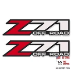 Z71 Off Road Decals Compatible With Chevy Silverado Gmc Black/red/silver. Fixed Price $31.49.