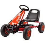 Qaba Kids Go Kart, Pedal Car With Adjustable Seat, Eva Wheels, Brake, For Boys &. Fixed Price $190.46.