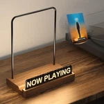 Korrtfid Now Playing Vinyl Record Stand , Light Up Album Display Holder. Fixed Price $47.11.
