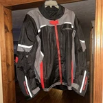 Tourmaster Intake Air V6 Motorcycle Jacket Mens 2xl Black & Red *no Liner*. Fixed Price $60.00.