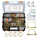 232-pc Trailer Hitch, Lynch, Hair, Pto Pins & Clip Cotter Set - Heavy Duty. Fixed Price $50.39.