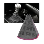 Car Shift Boot Cover, Fabric Shifter Lever Knob Dustproof Cover With Gray. Fixed Price $13.06.