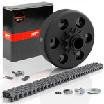Centrifugal Go Kart Clutch 3/4" Bore 10 Tooth 10t W/ 40,41,420 Chain 212cc 6.5hp. Fixed Price $35.99.