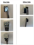 Wb15x29386 Ge Stove Range Oven Door Handle Silver Stainless *read*. Fixed Price $25.00.